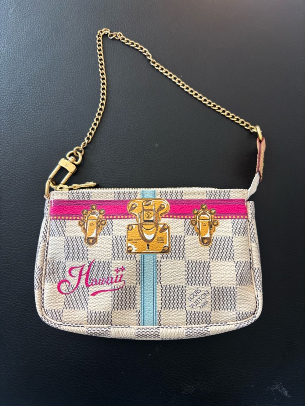 Louis Vuitton Damier azur mini